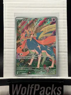 Pokemon TCG ME02: Phantasmal Flames - Zacian 100/094 Illustration Rare Holo - Image 1