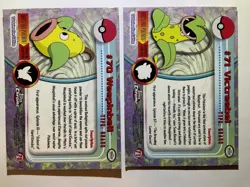 2000 Topps Chrome Pokemon TV Series 1 #71 Victreebel & #70 Weepinbell NM/LP - Image 2