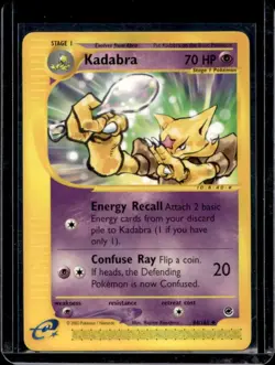 2002 Pokemon Expedition Set Kadabra #84/165 - Image 1