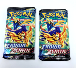Lot of 2 Pokemon Crown Zenith Booster Packs- New / Sealed 2023 - Image 1