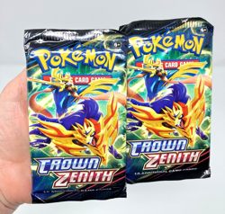 Lot of 2 Pokemon Crown Zenith Booster Packs- New / Sealed 2023 - Image 3