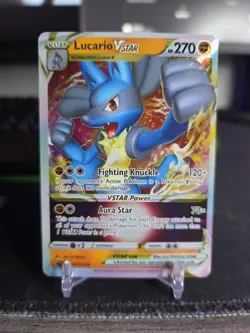 Pokemon Lucario VSTAR SWSH214 Black Star Promos Ultra Rare Holo NM - Image 1