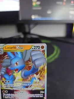 Pokemon Lucario VSTAR SWSH214 Black Star Promos Ultra Rare Holo NM - Image 5