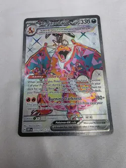 Pokemon TCG Charizard EX Obsidian Flames 215/197 NM/M Condition - Image 1