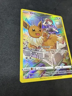 Eevee TG11/TG30 Pokemon Brilliant Stars Trainer Gallery Ultra Rare Holo NM - Image 2