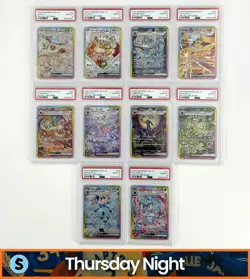 POKEMON TERASTAL FESTIVAL JPN EEVEELUTION SPECIAL ART RARE PSA 10 SET SEQUENTIAL - Image 1