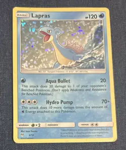 Lapras Pokemon Holo 5/12 McDonalds 2019 VF - Image 1