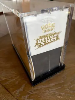 Pokemon Center Brilliant Stars ETB, New/Sealed, with Dinavio Acrylic Case - Image 3