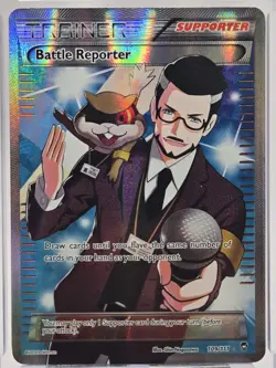 Pokemon Battle Reporter Furious Fists 109/111 Holo Full Art NM - Image 2