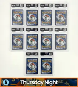 POKEMON PRISMATIC EVOLUTIONS SPECIAL ILLUSTRATION RARE EEVEELUTION PSA 9 SET - Image 2