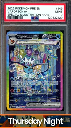 POKEMON PRISMATIC EVOLUTIONS SPECIAL ILLUSTRATION RARE EEVEELUTION PSA 9 SET - Image 3
