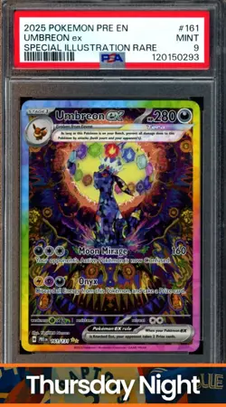 POKEMON PRISMATIC EVOLUTIONS SPECIAL ILLUSTRATION RARE EEVEELUTION PSA 9 SET - Image 4
