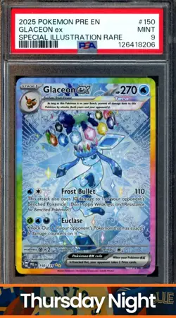 POKEMON PRISMATIC EVOLUTIONS SPECIAL ILLUSTRATION RARE EEVEELUTION PSA 9 SET - Image 5