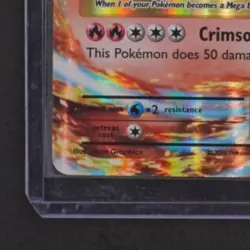 2016 POKEMON XY EVOLUTIONS #13/108 MEGA CHARIZARD EX - Image 4