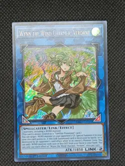 YuGiOh! Wynn the Wind Charmer, Verdant RA03-EN045 Secret Rare NM/M English - Image 1
