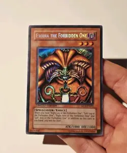 Yugioh Exodia the Forbidden One MC1-EN001 Secret Rare LP - Image 3