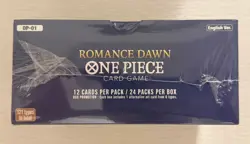 One Piece Card Game Romance Dawn OP-01 Booster Box Sealed - English White Bottom - Image 3