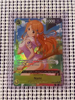One Piece TCG Nami ST29-008 Alt Art Foil Starter Deck 29: Egghead NEW! - Image 1