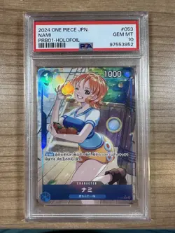 Nami 2024 One Piece JAPANESE PRB-01 Holofoil #053 PSA 10 - Image 1