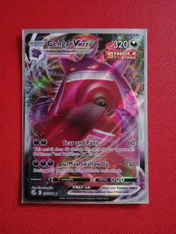 Pokemon Gengar VMAX TCG Card Fusion Strike 157/264 Near Mint Condition - Image 1