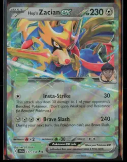 Hop's Zacian ex 111/159 - SV09: Journey Together - Pokemon TCG - Double Rare - Image 1