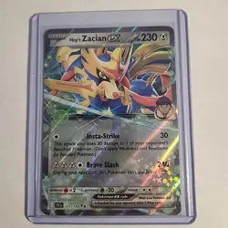 Pokemon TCG Hop's Zacian EX 111/159, Sv09: Journey Together - Image 1