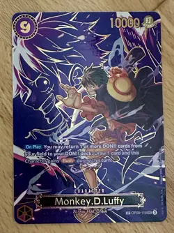 One Piece TCG Monkey D Luffy OP09-119 OP13 SP Carrying on His Will English - Image 1