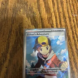 Pokemon TCG: Ethan’s Adventure - 221/182 Full Art Trainer - Destined Rivals NM - Image 3