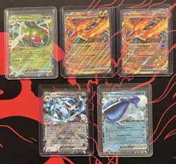 Destined Rivals NM Pokemon DR Card Lot Of 5 With Stamped Moltres X2 - Image 1
