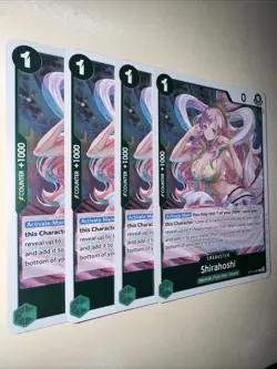 One Piece Card Game Shirahoshi OP11-030 Rare X4 Playset English TCG CCG - Image 2