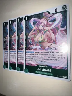 One Piece Card Game Shirahoshi OP11-030 Rare X4 Playset English TCG CCG - Image 3