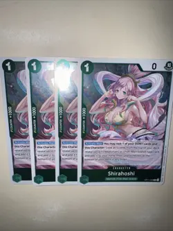One Piece Card Game Shirahoshi OP11-030 Rare X4 Playset English TCG CCG - Image 5
