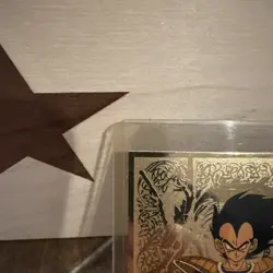 1998 Dragon Ball Z Vegeta Gold Foil Card #G2 Artbox FUNimation JPP/AMADA - Image 2