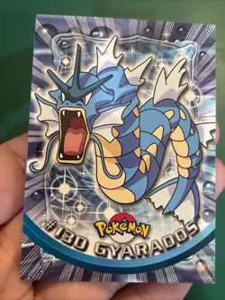 Pokemon Card Gyarados #130 TOPPS Series 3 TV Animation Non Holo Blue Logo - Image 1