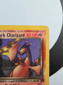 Pokemon Dark Charizard Non-Holo Card 21/82 Team Rocket 2000 Vintage - Image 3