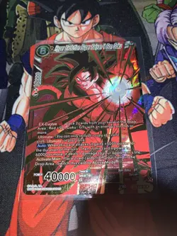Dragon Ball Super Card Hyper Evolution Super Saiyan 4 Son Goku SCR BT3-123 - Image 1