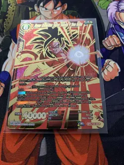 Dragon Ball Super Card Hyper Evolution Super Saiyan 4 Son Goku SCR BT3-123 - Image 2