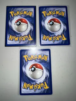 3x 1st Edition Fossil Kabuto Pokemon Cards NM-/LP Vintage WOTC Lot - Image 3