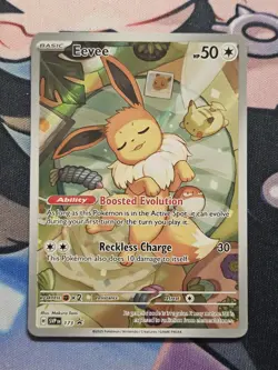 Eevee 173 Sv: Scarlet & Violet Promo Card Holo Pokemon TCG - Image 1