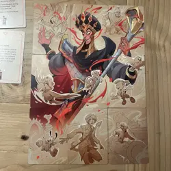 Lorcana - Reign Of Jafar Lore Book 19 Lore Cards Three Art Cards Puzzle 40 Card - Image 5