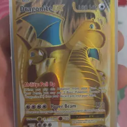 Pokemon Dragonite EX Full Art Ultra Rare Holo Evolutions 106/108 Card - Image 1