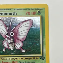 Venomoth 1st Edition Holo Rare MP Jungle 13/64 - WotC Pokemon TCG 1999 - Image 4