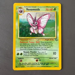 Pokemon Cards: Jungle Rare Holo: Venomoth 13/64 TCG 1999 WOTC Vintage - Image 2