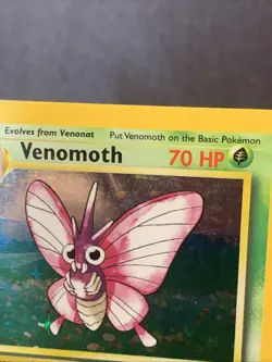 Pokemon TCG Venomoth #13/64 Holo Rare Jungle Set Unlimited WOTC VTG 1999 - Image 2
