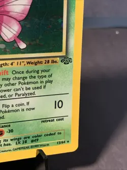 Pokemon TCG Venomoth 13/64 Holo Rare Jungle Set Unlimited WOTC VTG 1999 - Image 4