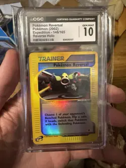 Pokemon Reversal 146/165 Expedition Base Set Reverse Holo 💥 CGC 10 💥 - Image 1