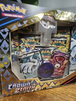 Pokemon TCG Crown Zenith Lugia v & Unown v Special Collection Box Sealed - Image 2