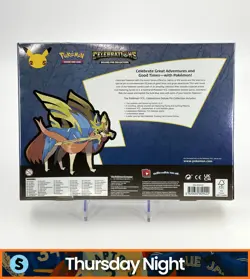 POKEMON TCG CELEBRATIONS DELUXE PIN COLLECTION SEALED BOX ZACIAN - Image 2