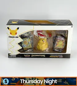 POKEMON TCG CELEBRATIONS PIKACHU VMAX PREMIUM FIGURE COLLECTION SEALED BOX - Image 1
