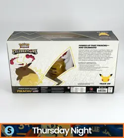 POKEMON TCG CELEBRATIONS PIKACHU VMAX PREMIUM FIGURE COLLECTION SEALED BOX - Image 2